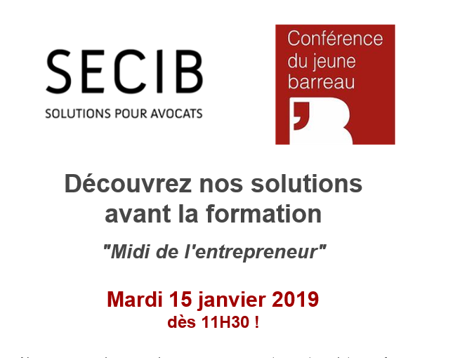 Venez découvrir notre offre mardi au Midi de l'entrepreneur de la CJBB ! 