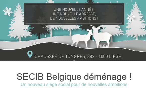 Dès le 7 janvier 2019, SECIB Belgique s'installe dans les nouveaux locaux du groupe SEPTEO à Rocourt - Liège ! 