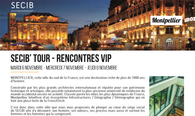 [VIP TOUR] Du 6 au 8 novembre, nous sommes heureux de faire découvrir à un petit groupe de privilégiés notre siège social !